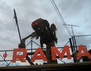 Guardian Spirit atop the Spook-A-Rama in Deno's Wonder Wheel Park. Photo © Tricia Vita