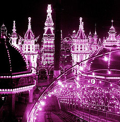 Luna Park at Night. Coney Island History Project Collection