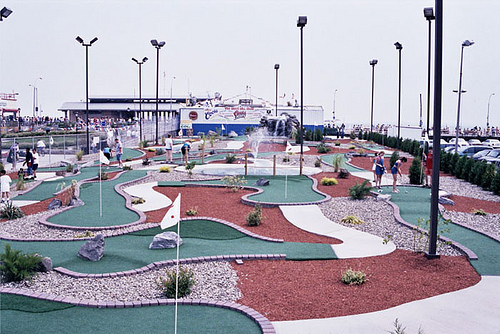 Before Thor: Miniature Golf Course on Stillwell West. Photo via coneyislandbattingrange.com