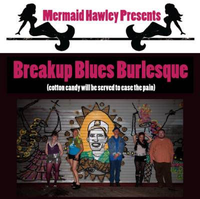 Photo: Bailey Photography. Image: Memorial painting of Master the Whompa! Man at Ruby’s Bar and Grill by Mermaid Hawley, 2010