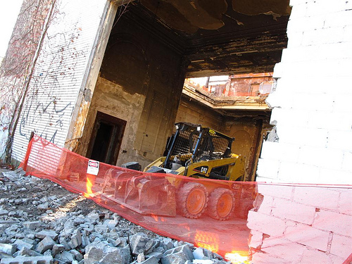 Bank of Coney Island Demolition. November 7, 2010. Photo © Bruce Handy/Pablo 57 via flickr