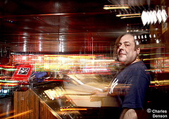 Scott Fitlin at Coney Island's Eldorado. Photo © Charles Denson Scott Fitlin