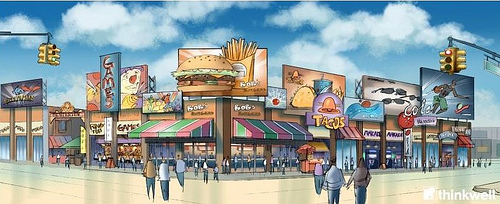 Thinkwell's rendering for Thor's"Temporary" Building in Coney Island. April 2010 Thinkwell rendering