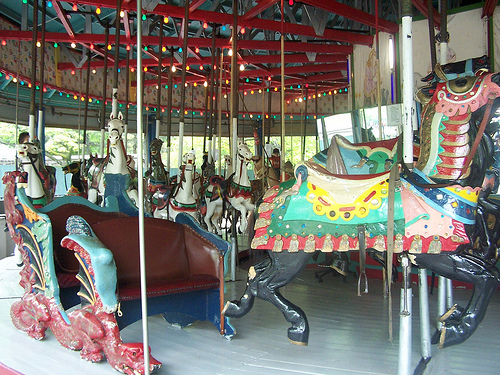 Flushing Meadows Carousel. May 9, 2009. Photo © agent j loves agent a via flickr Flushing Meadows Carousel