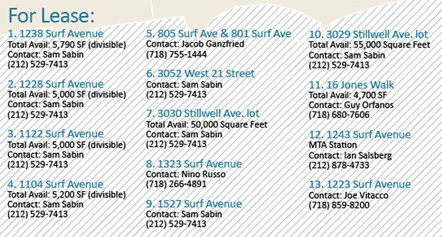 Coney Island Property Map