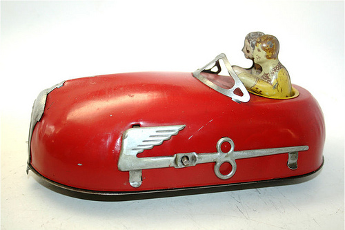 Bumper Car Wind-Up Toy