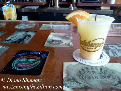 First Drink at Relocated Cha Cha's of Coney Island. April 7, 2012. Photo © Diana Shumate Cha Cha's of Coney Island