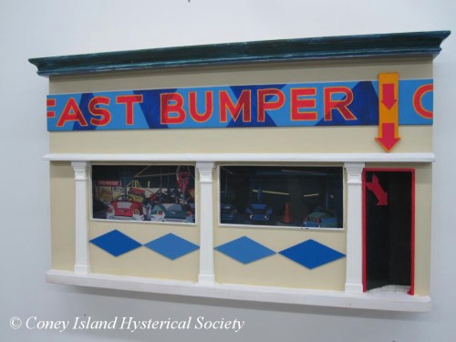 FAST BUMPER by Richard Eagan and Philomena Marano, Coney Island Hysterical Society. Mixed Media, 2012 Coney Island Hysterical Society