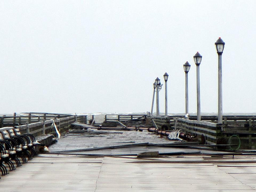 Steeplechase Pier, Coney Island. October 30, 2012. Photo © Jim McDonnell Hurricane Sandy Aftermath in Coney Island