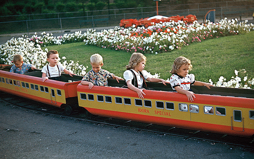 train at Idora Park