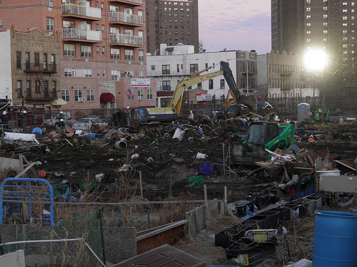 Bulldozing of Boardwalk Community Garden