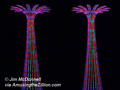 Parachute Jump Xmas Lights