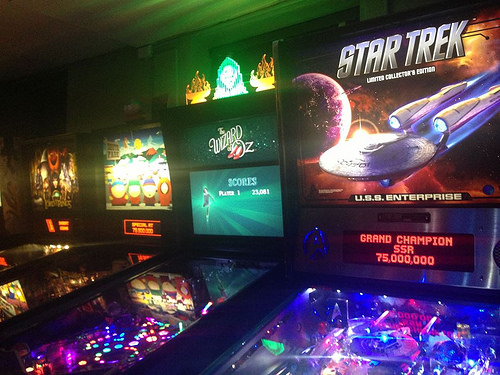 Pinball at The Creek and The Cave