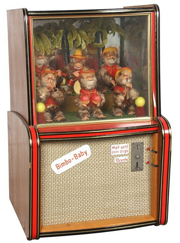 Bimbo Baby Automaton Arcade Machine 