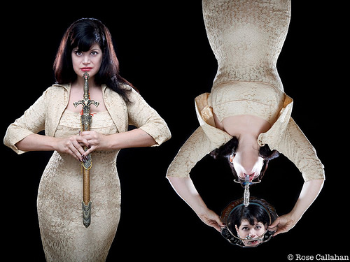 Lady Aye, Sword Swallower. Photo © Rose Callahan