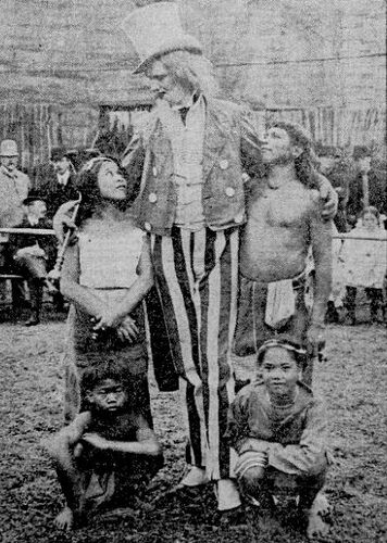 Uncle Sam and Igorrotes