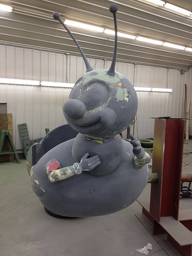 Coney Island Bumblebee under Restoration