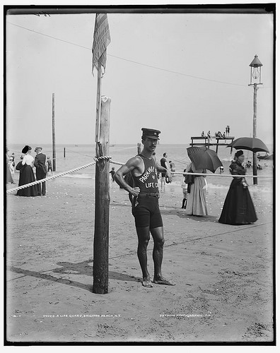A Life guard, Brighton Beach